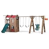Step2 Naturally Playful Adventure Lodge Play Center Swing Set photo